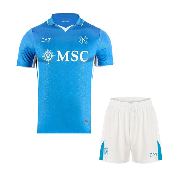 Camiseta Napoli Replica Primera Ropa Niño 2024/25